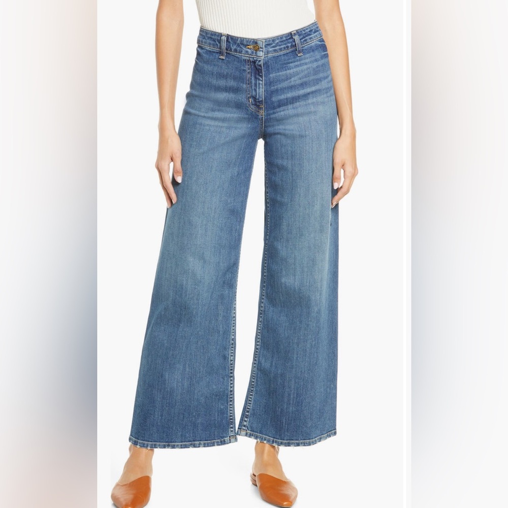 Like new Nili Lotan Megan Wide Leg jeans Size 25